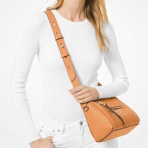 Michael Kors Lita Small Leather Crossbody Bag